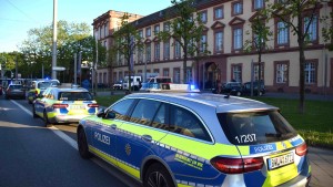 Schuss der Polizei ereignete sich in Hörsaal der Uni Mannheim