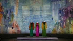 Jubiläumsschau zu Ehren von Designer Yves Saint Laurent