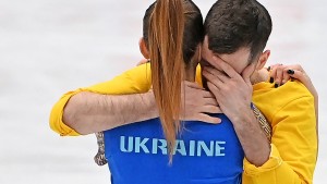 Zwei Ukrainer rühren das Publikum zu Tränen