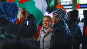 Klimaaktivistin Thunberg bei Pro-Palästina-Demonstration