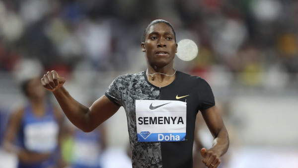 Semenya gewann 2012 und 2016 Olympia-Gold über 800 Meter, darf aber seit 2019  nicht mehr bei internationalen Rennen antreten.