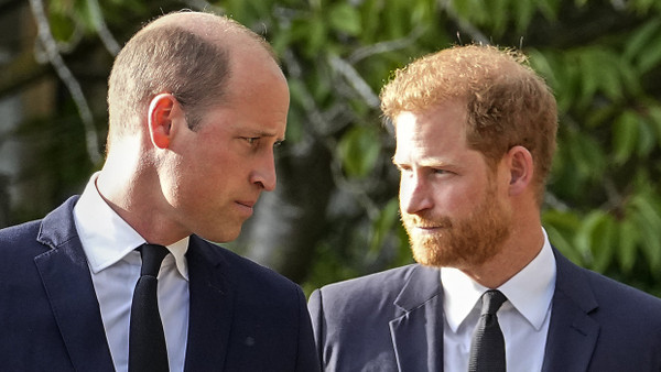 Mit Versöhnung ist eher nicht zu rechnen: Prinz William und Prinz Harry (Archivbild)