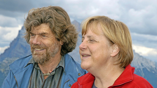 Langjährige Wandergesellen: Messner und Merkel