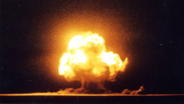 Am 16. Juli 1945 fand der erste Test einer Atombombe statt, der Trinity-Test.