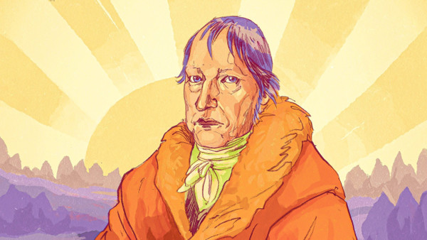 Optimist und Idealist: Der Philosoph Georg Wilhelm Friedrich Hegel.
