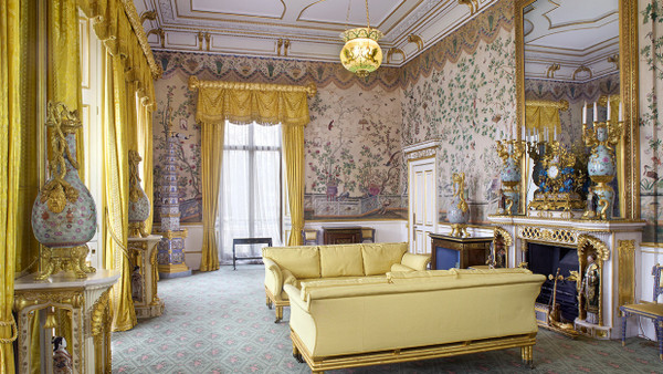 Betreten erlaubt: Auch der Gelbe Salon im Ostflügel des Buckingham-Palastes ist bei den Führungen zugänglich