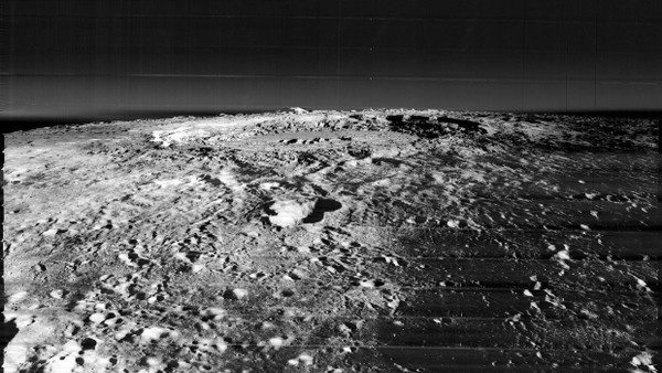 So sieht der Mond aus: Binnen zwölf Monaten hatten die Amerikaner durch ihr „Lunar Orbiter Program“ 99 Prozent der Mondoberfläche fotografiert.