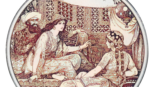 Der Zauber der spannenden Erzählung: 1001 Geschichten soll Scheherazade dem Sultan in 1001 Nacht vorgetragen und damit ihr Leben gerettet haben.
