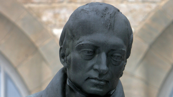 Büste des Philosophen Georg Wilhelm Friedrich Hegel an der Universität Jena