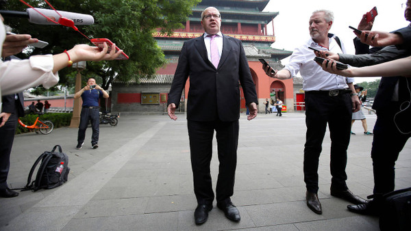 Peter Altmaier am Mittwoch in Peking