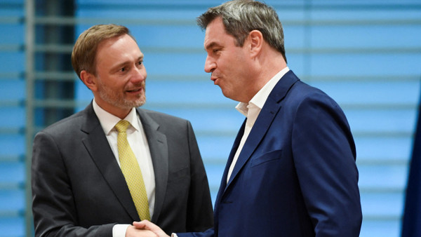 FDP-Chef Christian Lindner und der CSU-Vorsitzende Markus Söder