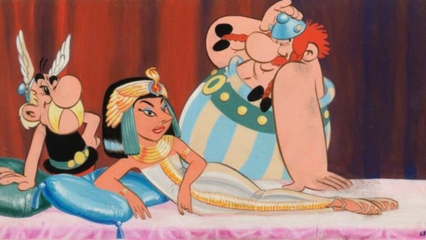 Diese Nase: Das Titelbild von „Asterix und Kleopatra“, gegen dessen Versteigerung im Original die Tochter des Zeichners Albert Uderzo klagt.