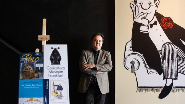 Martin Sonntag leitet seit Anfang des Jahres 2024 das Caricatura Museum für Komische Kunst in Frankfurt.