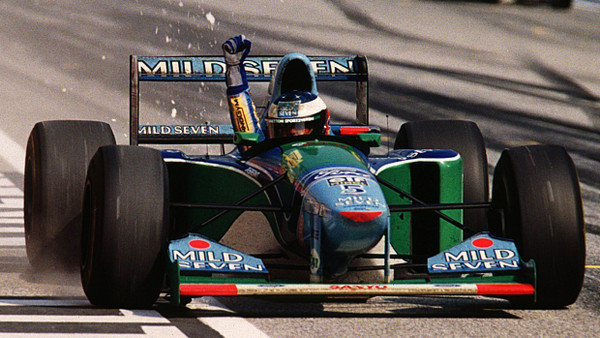 Mit einem Ford-Motor im Heck wurde Michael Schumacher 1994 erstmals Formel-1-Weltmeister.