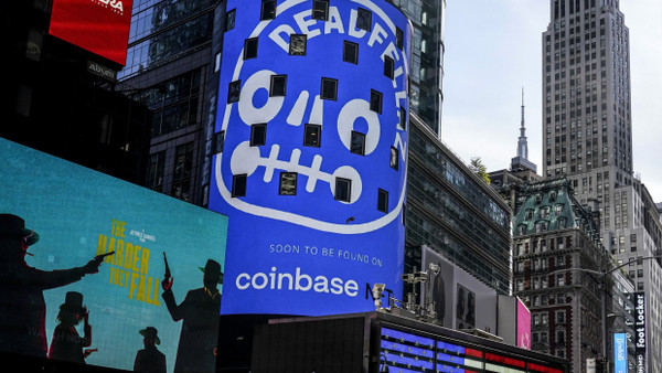 Coinbase hat zu kämpfen.