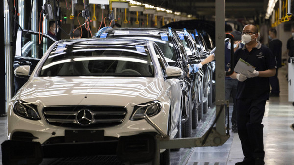 Mercedes-Produktion in Peking