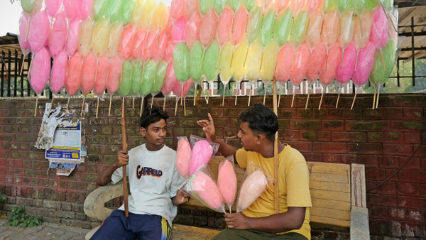Beliebt, aber gefährlich: Bunte Ware in Indien, hier in Amritsar im Nordwesten des Landes