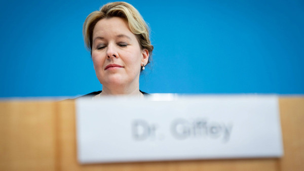 Das war`s dann wohl: Dr. Giffey