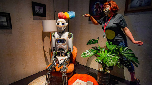 Abgestaubt: „Robothespian“ im Science-Museum von Bristol.