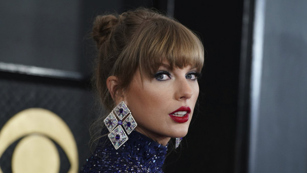 Taylor Swift bei der Verleihung der Grammys im Februar
