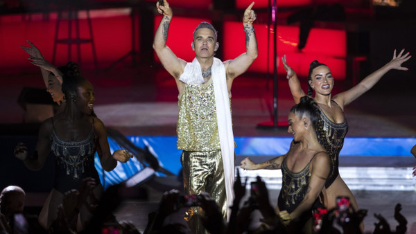 Auftritt von Robbie Williams am 15. Juni in Fuengirola in Südspanien