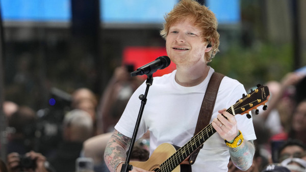 Ed Sheeran bei einem Konzert im Juni in New York