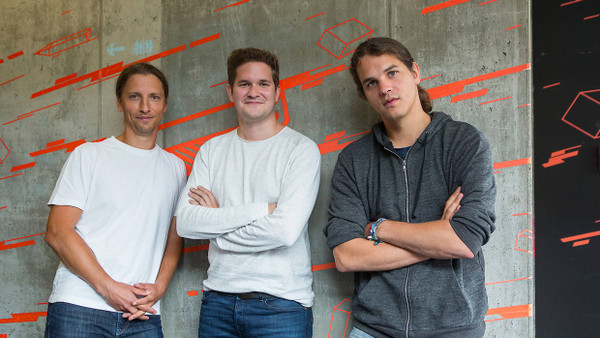 Die Gründer der privaten Hochschule Code University Manuel Dolderer, Thomas Bachem und Jonathan Rüth ( von links) wollen Studenten das Programmieren beibringen.