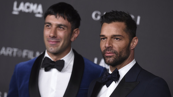 Ricky Martin (r) und Jwan Yosef bei einer Gala 2019, Los Angeles