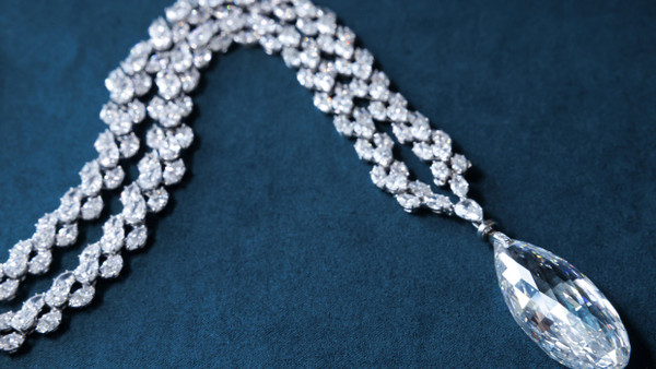 Sieben-Millionen-Dollar-Steine: Heidi Hortens „Briolette of India“-Diamantcollier kam nicht ganz auf den geschätzten Preis