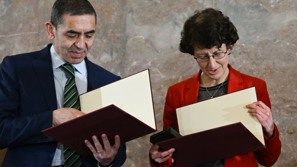 Ugur Sahin und Özlem Türeci, das Gründerpaar des Biotechnologieunternehmens Biontech