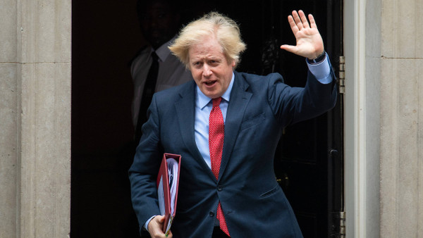 Boris Johnson im Juni in London