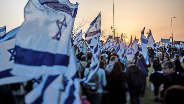 Das liberale Gesicht Israels: Demonstration gegen die Pläne der Regierung Netanjahu zur Beschränkung der Rechte des Obersten Gerichts im Februar 2023