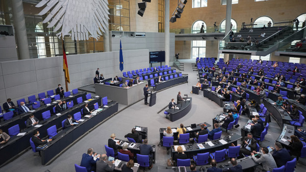 Der Bundestag bei einer Sitzung im März.