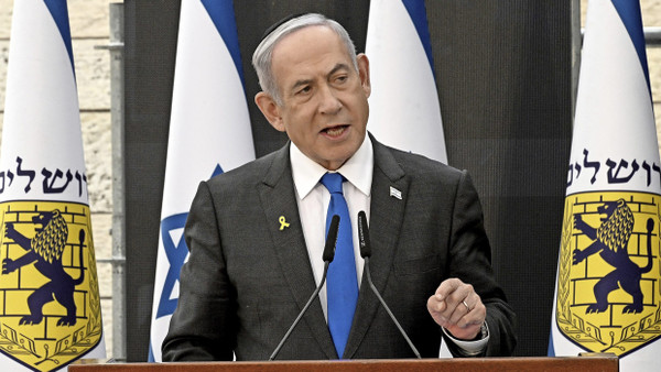 Israels Regierungschef Benjamin Netanjahu in Jerusalem