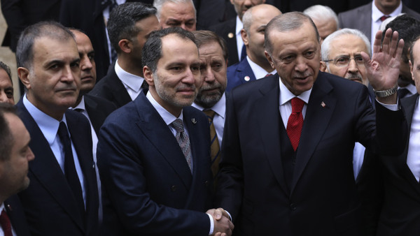 Recep Tayyip Erdoğan und Muhammed Ali Fatih Erbakan
