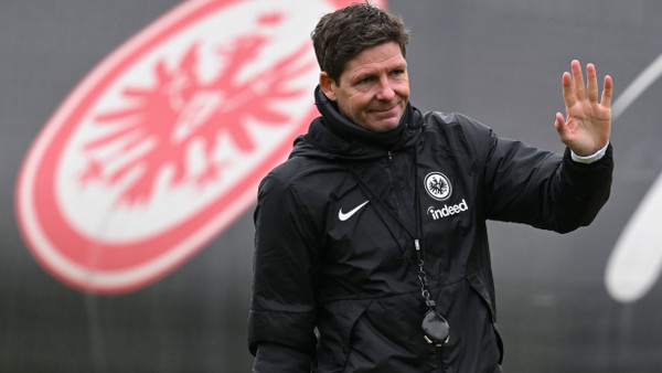 Abschied mit Pokal? Eintracht-Coach Glasner verlässt den Klub im Sommer.