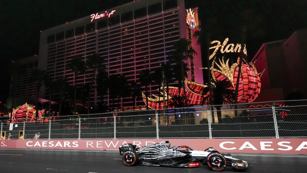 Lichtershow: Die Formel 1 in Las Vegas ist ein optisches Spektakel.