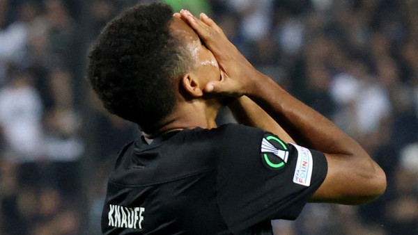 Enttäuscht: Eintracht Frankfurts Ansgar Knauff