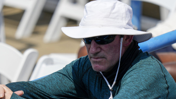 Trainer Brad Gilbert beobachtet Gauff während der US Open. Wie weit führt der Weg?