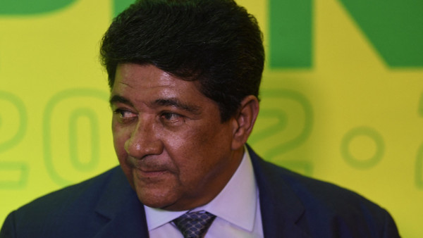 Der mittlerweile abgesetzte Präsident des brasilianischen Fußballverbands CBF, Ednaldo Rodrigues, im Juni 2022