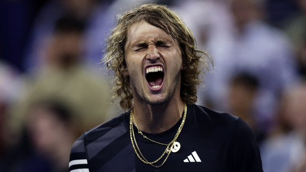 Da freut sich jemand aufs Achtelfinale: Alexander Zverev in New York