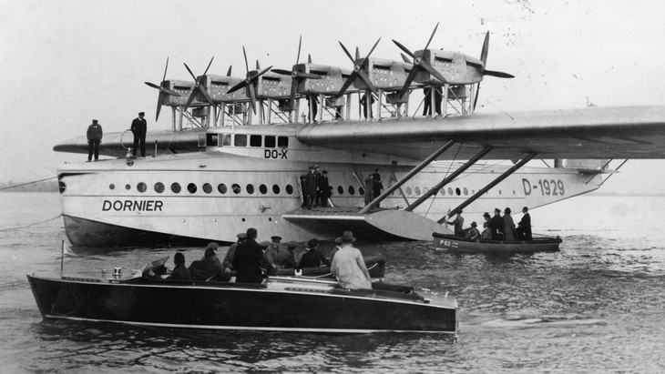 Weltweit das größte Luftschiff seiner Zeit: Das deutsche Schwimmflugzeug Dornier „Do X“.
