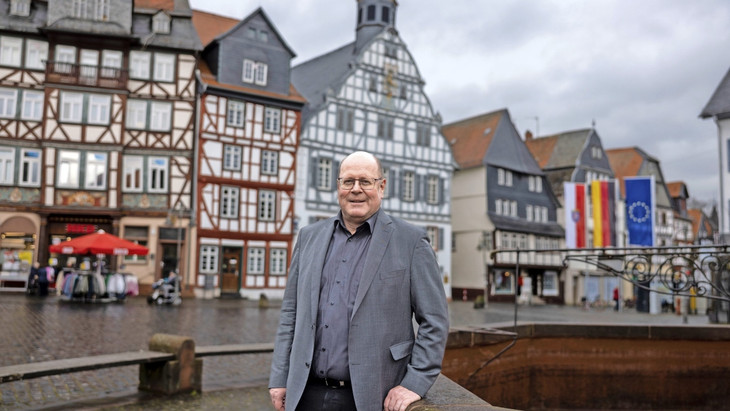 Selbstbewusst: Butzbachs Bürgermeister Michael Merle fordert, in der Debatte um das Haus der Demokratie in Frankfurt den ländlichen Raum einzubeziehen