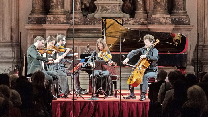 Das Quartet Strada beim Fauré-Festival in Venedig.