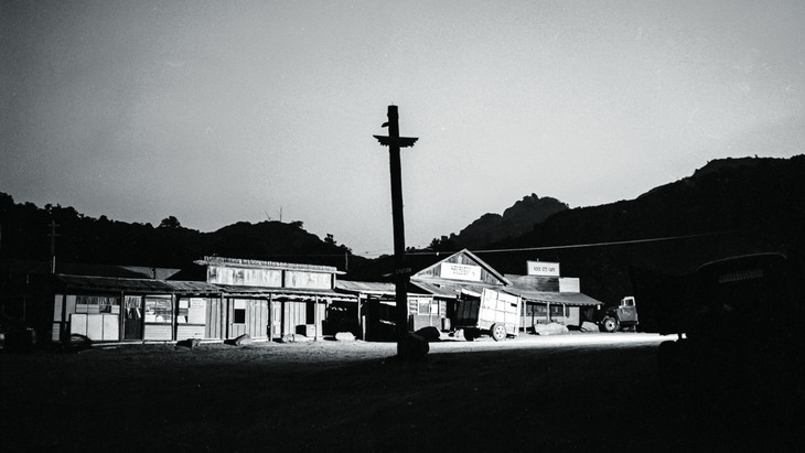 Dämonische Provinz: die Ranch in Los Angeles, in der Charles Manson und seine Gefolgsleute bis zu ihrer Verhaftung im Oktober 1969 wohnten