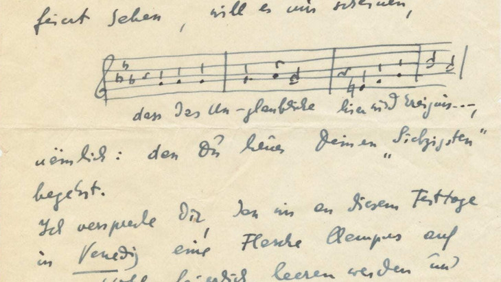 Goethe war gut, lieferte immer ein verwandlungsfähiges Zitat: „das Un-glaubliche hier wird Ereignis“ – so gratulierte Erich Wolfgang Korngold am 22. August 1949 Alma Mahler-Werfel zum siebzigsten Geburtstag.