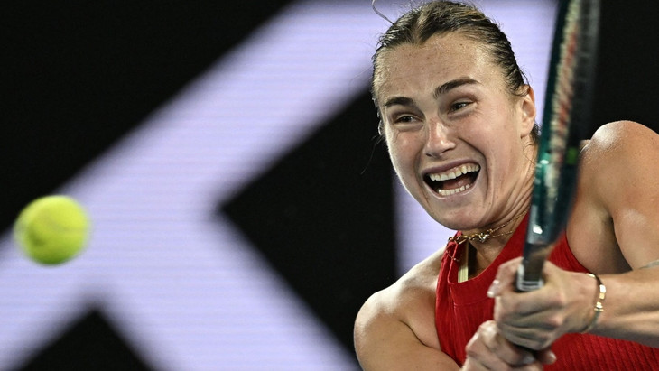 Die Vorhand kommt wie eine rechte Gerade: Australian-Open-Siegerin Aryna Sabalenka