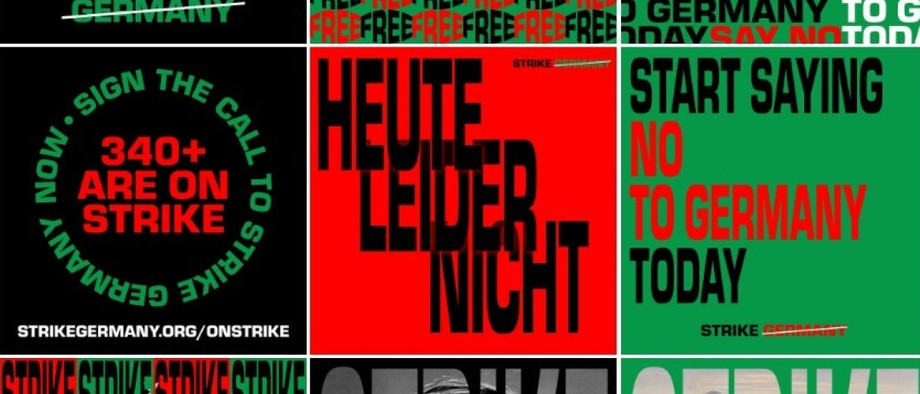 Der Instagram-Kanal „Strike Germany“ ruft zum Boykott deutscher Institutionen auf.