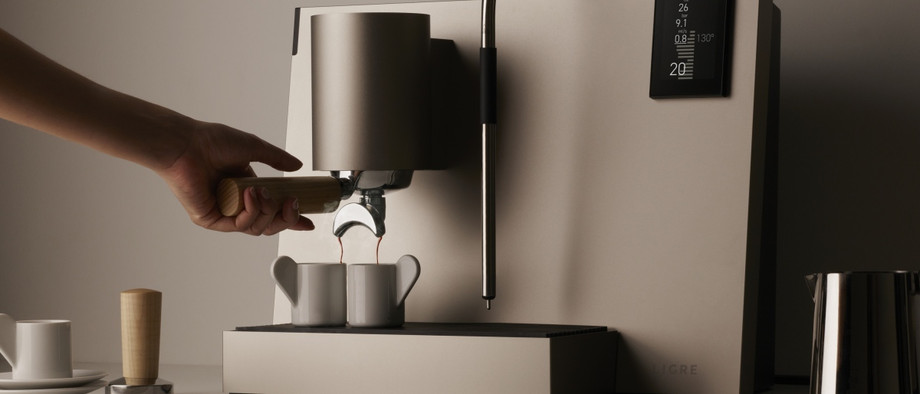 Das für sie intensivste Projekt: Ana Relvão and Gerhardt Kellermann haben mit der Ligre youn eine formschöne, aber auch innovative Espressomaschine entworfen.