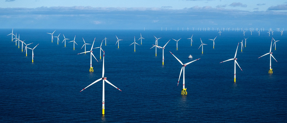 Offshore-Windpark Dolwin Alpha des Energiekonzerns Ørsted
